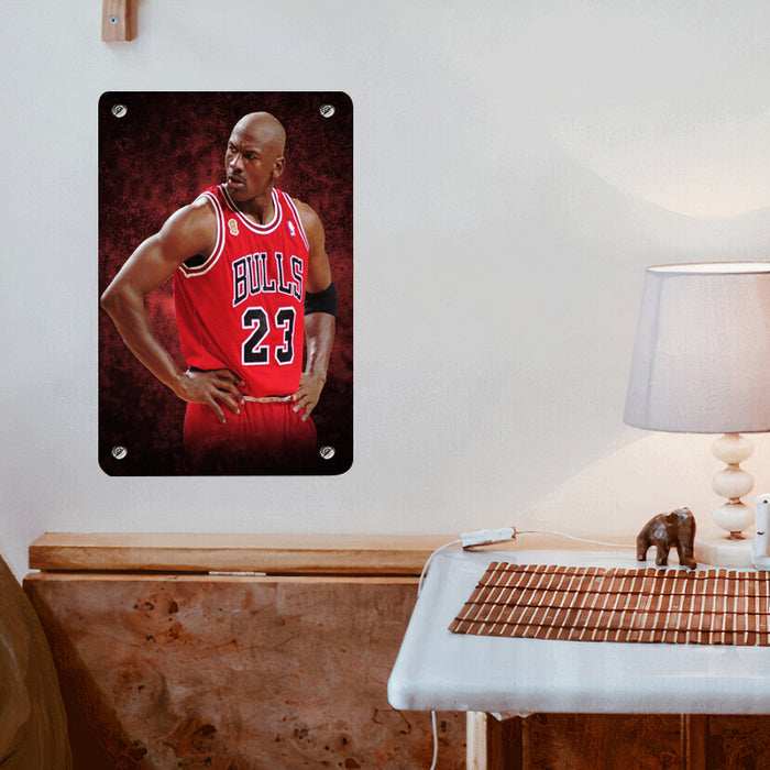 young of michael jordan bulls Poster Metal print wall art