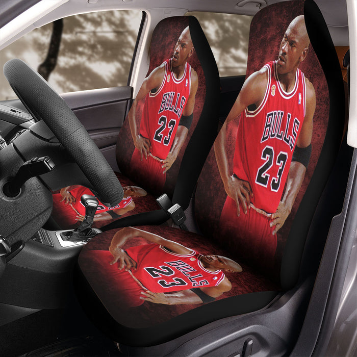 young of michael jordan bulls Car Seat Covers