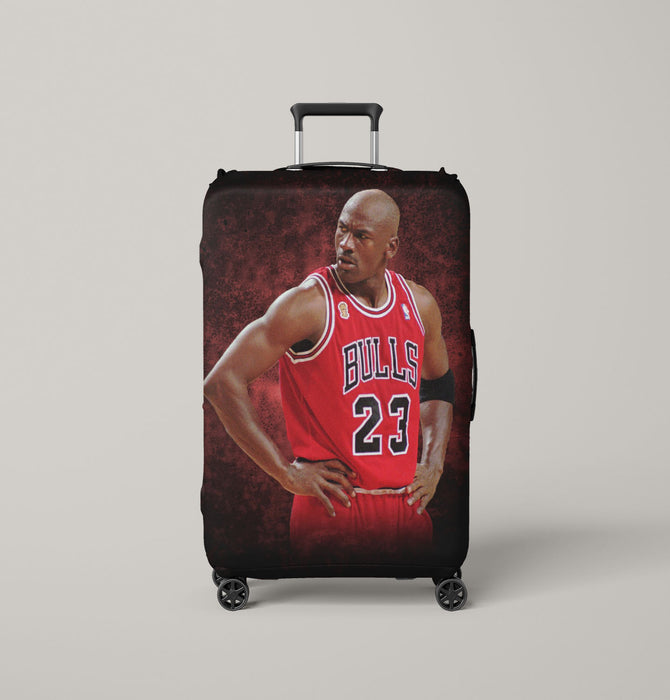 young of michael jordan bulls Luggage Covers | Suitcase