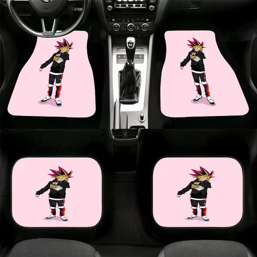 yugi oh become hypebeast with streetwear Car floor mats Universal fit