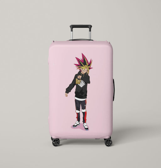 yugi oh become hypebeast with streetwear Luggage Covers | Suitcase