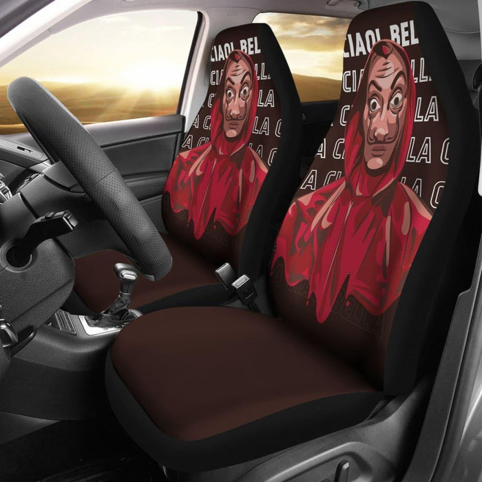 Art Money Heist La Casa De Papel Car Seat Covers