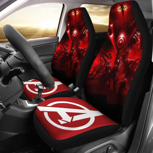 Avenger Endgame Red Car Seat Covers