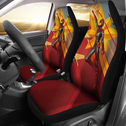 Captain Marvel Car Seat Covers