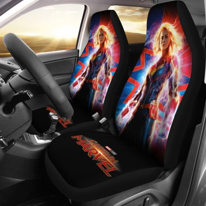 Captain Marvel Carol Danvers Car Seat Covers