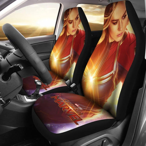 Carol Danvers Captain Marvel Car Seat Covers