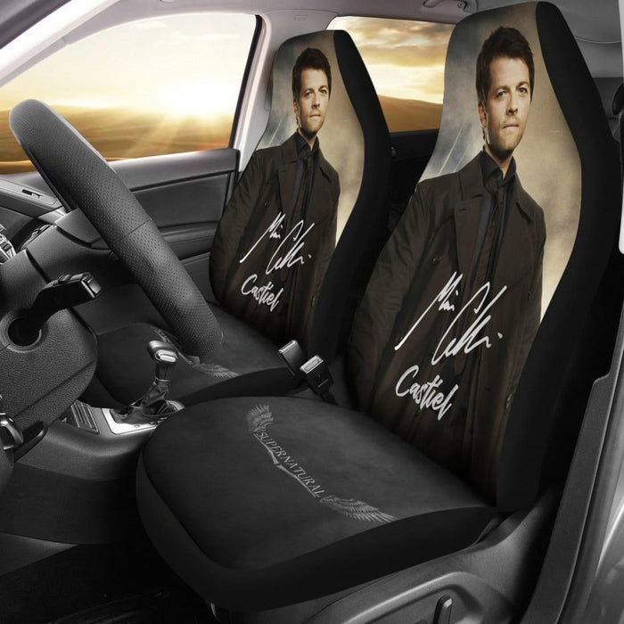 Castiel Signature Supernatural Car Seat Covers