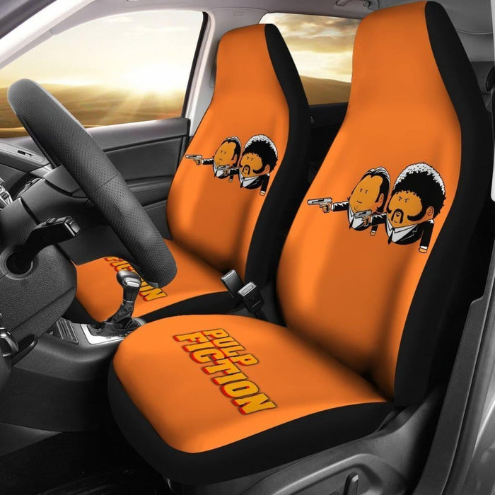 Chibi Pulp Fiction Movie Car Seat Covers