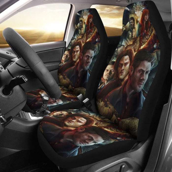 Dean And Sam Supernatural Movie Car Seat Covers