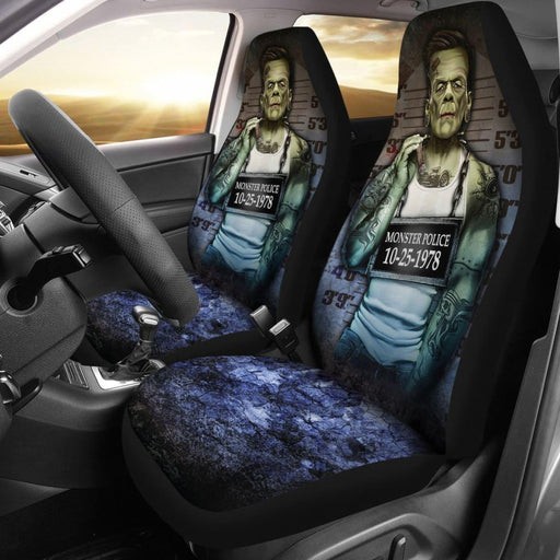 Frankenstein Monster Police Car Seat Covers