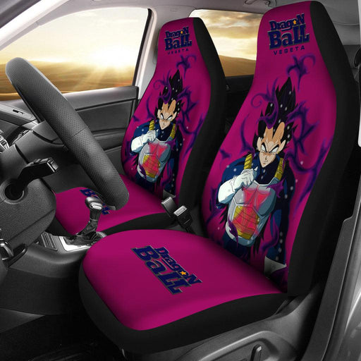 Vegeta Angry Dragon Ball Anime Purple Car Seat Covers