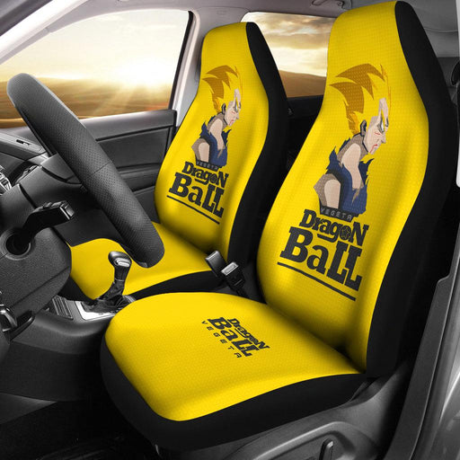 Vegeta Dragon Ball Anime Yellow Car Seat Covers