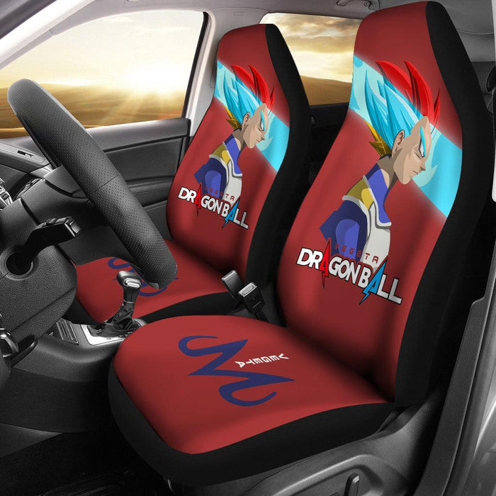 Vegeta Red Color Dragon Ball Anime Car Seat Covers