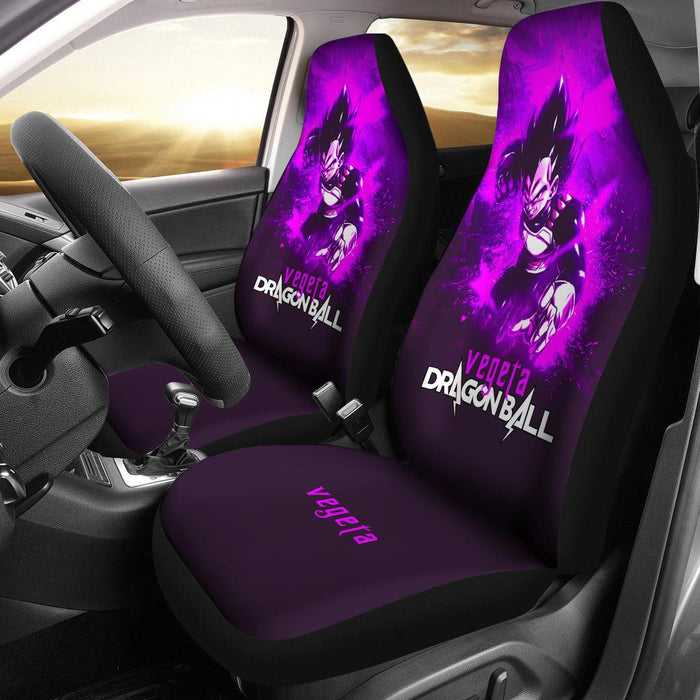 Vegeta Purple Color Dragon Ball Anime Car Seat Covers