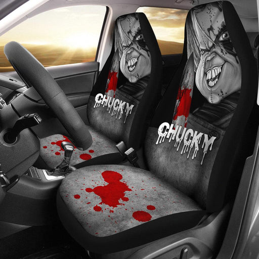 Chucky Face Blood Horror Halloween Car Seat Covers