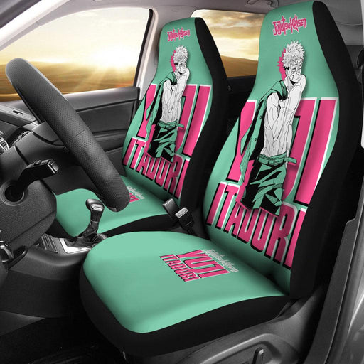 Yuji Itadori Pink Style Car Seat Covers