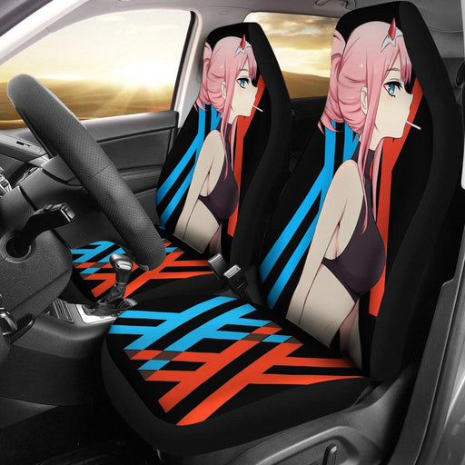 Zero Two Sexy Anime Girl Car Seat Covers