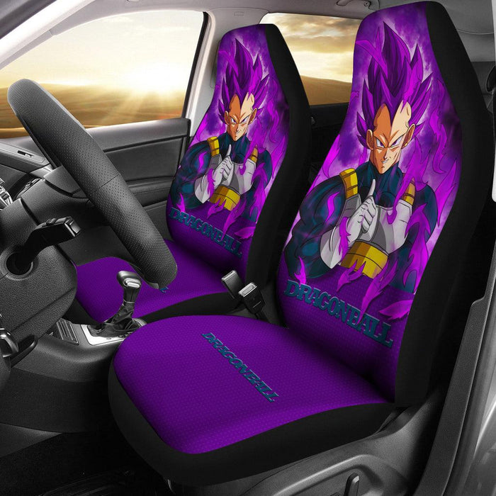 Vegeta Violet Supreme Dragon Ball Anime Yellow Car Seat Covers