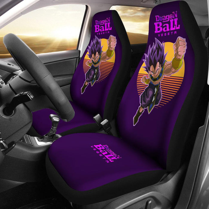 Vegeta Black And White Dragon Ball Anime Car Seat Covers