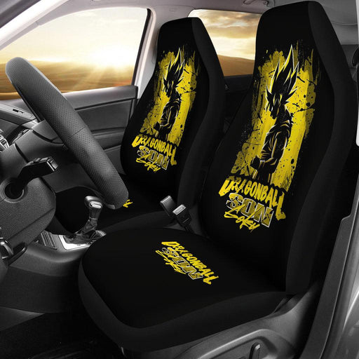 Goku Yellow Car Seat Covers