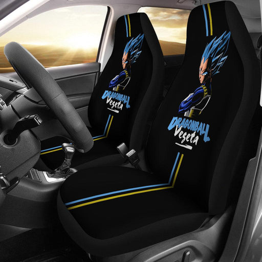 Vegeta Line Art Dragon Ball Anime Red Car Seat Covers