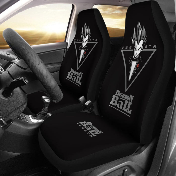 Vegeta Vest Dragon Ball Anime Red Black Car Seat Covers