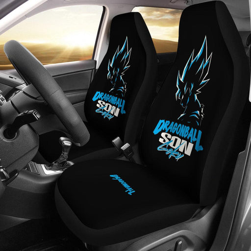 Son Goku Bule Car Seat Covers