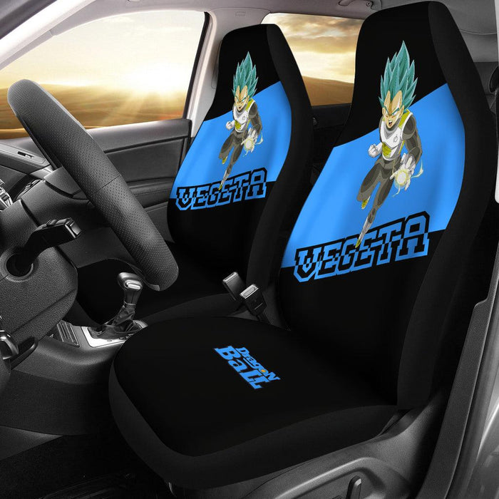 Vegeta Blue Dragon Ball Anime Red Car Seat Covers