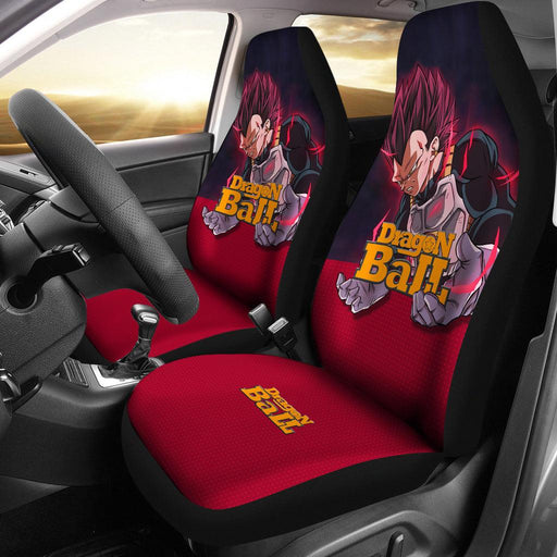 Vegeta Angry Dragon Ball Anime Yellow Car Seat Covers