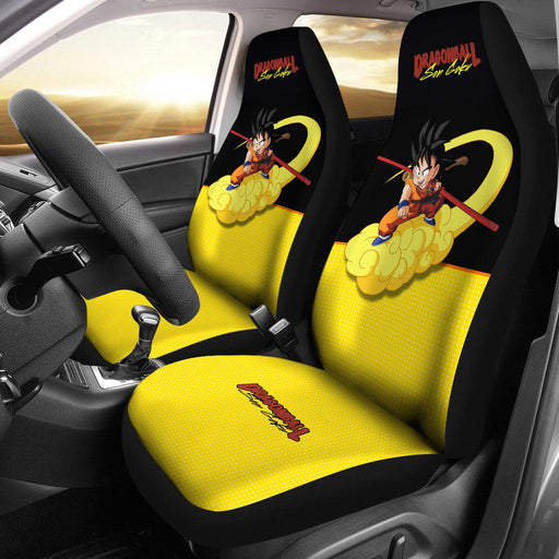 Goku Cloud Dragon Ball Orange Car Seat Covers