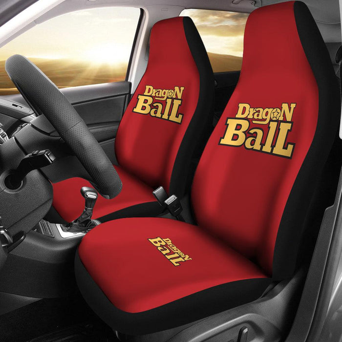 Dragon Ball Text Anime Car Seat Covers