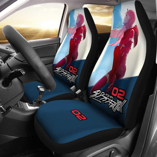 Zero Two Anime Girl Car Seat Covers