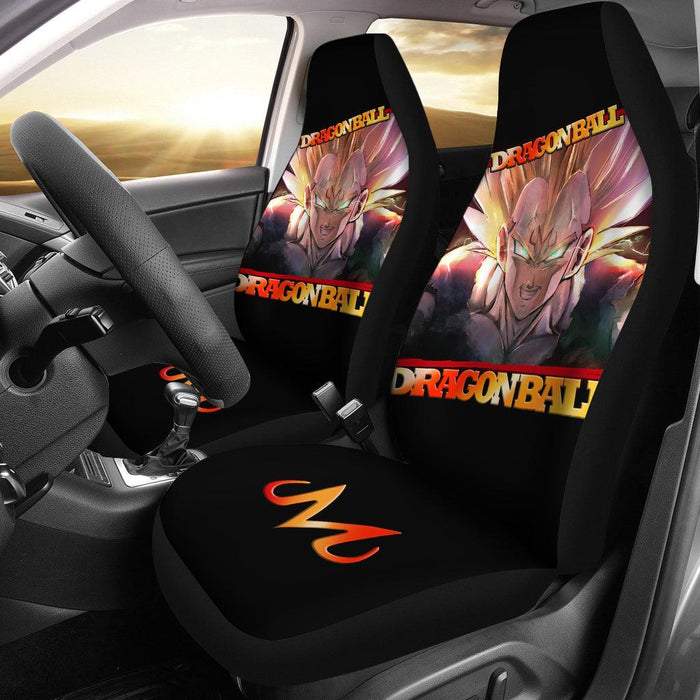 Vegeta Supper Saiyan Angry Dragon Ball Z Red Car Seat Covers