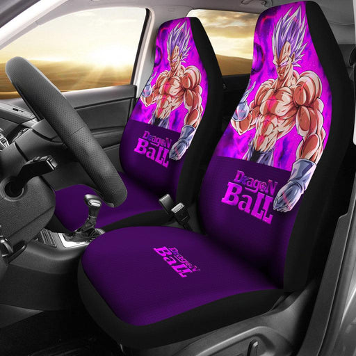 Superme Vegeta Dragon Ball Anime Violet Car Seat Covers