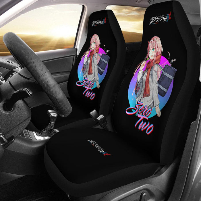 Zero Two Winter Anime Car Seat Covers