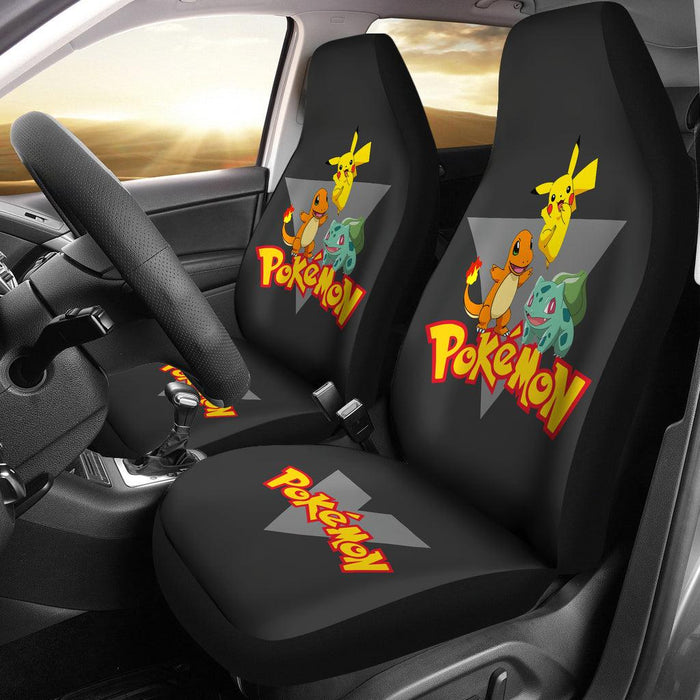 Anime Pokemon Pikachu Car Seat Covers