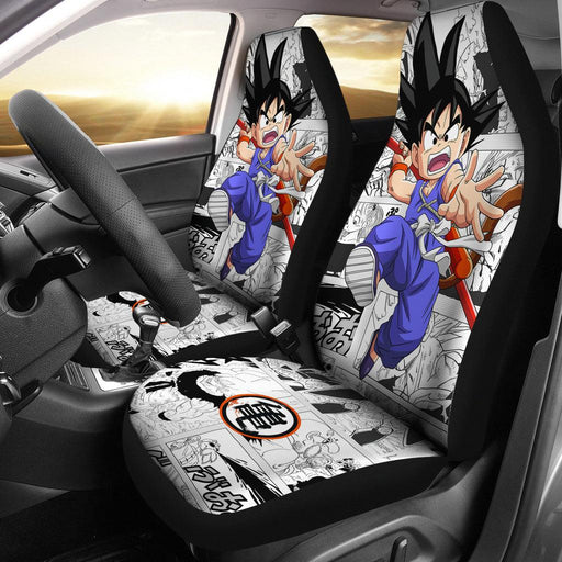 Goku Kid Punch Dragon Ball Car Seat Covers