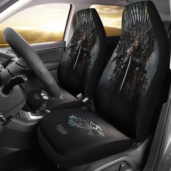 Game Of Thrones Stark On Throne Car Seat Covers