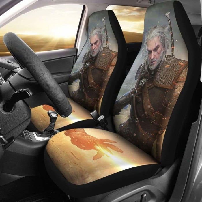 Geralt The Witcher 3: Wild Hunt Game Car Seat Covers