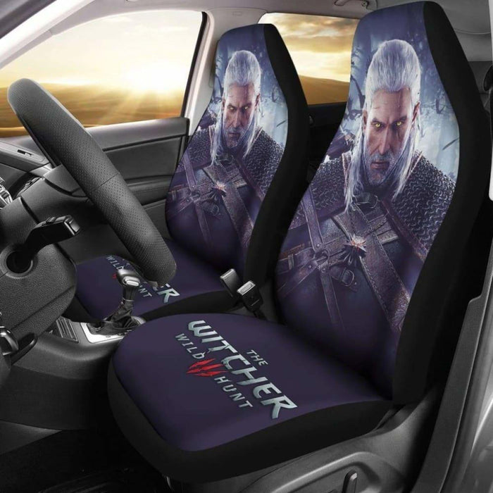 Geralt The Witcher 3: Wild Hunt Gaming 3D Car Seat Covers