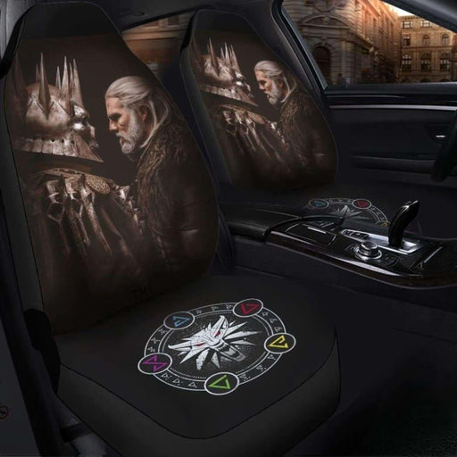 Geralt Vs Eredin The Witcher Car Seat Covers