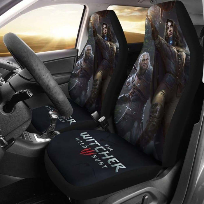 Geralt & Yennefer The Witcher 3: Wild Hunt Game Car Seat Covers