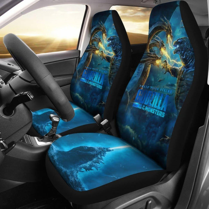 Godzilla Fight King Ghidorah Car Seat Covers