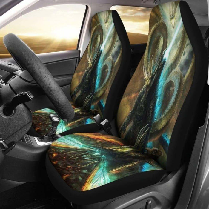 Godzilla Vs King Ghidorah Car Seat Covers