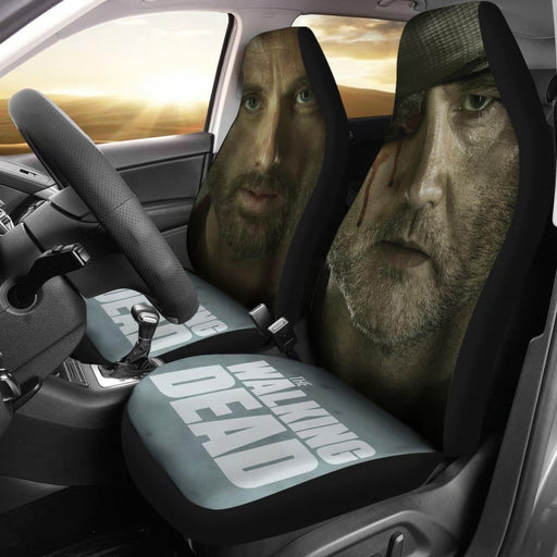 Governor Vs Rick Grimes The Walking Dead Car Seat Covers