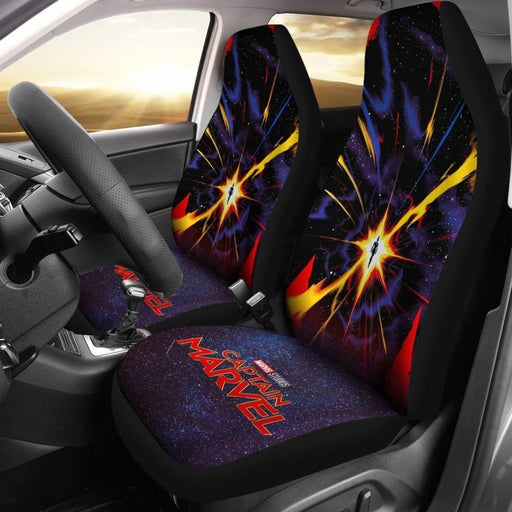 Marvel Studio Captain Marvel Movie Car Seat Covers