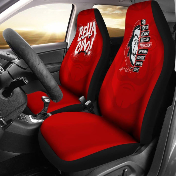 Money Heist Car Seat Covers