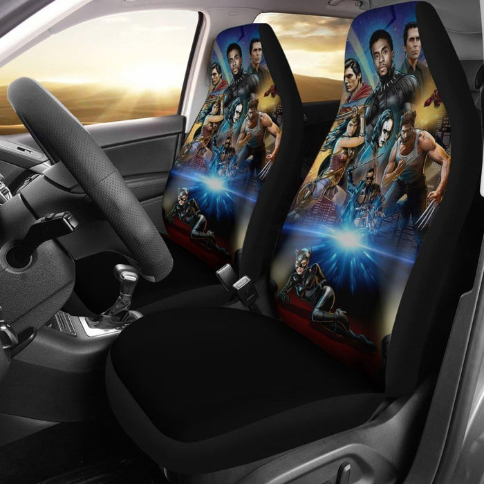 Raise Of Superheroes Car Seat Covers