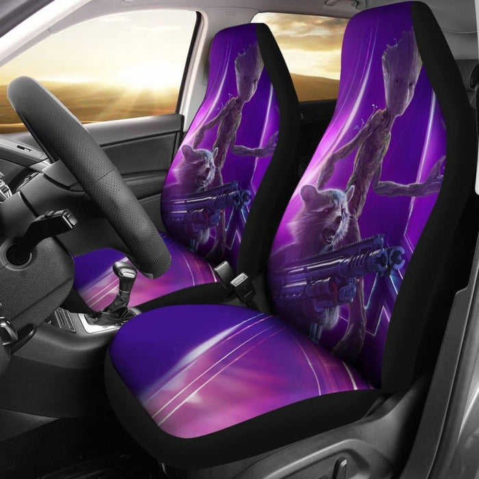 Rocket & Groot Guardians Of The Galaxy Car Seat Covers