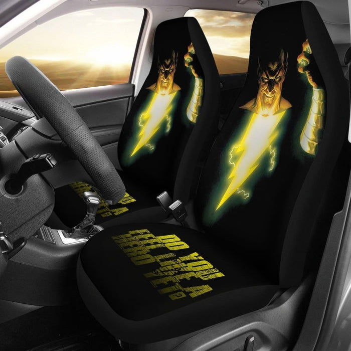 Shazam Do You Feel Like A Hero Yet Car Seat Covers